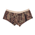 Women's Blank Smokey Branch Camouflage Booty Short Underwear